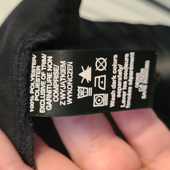 🌟3 for $30 🌟 La Senza Black Poly Bathrobe - L/XL - Picture 5 of 8